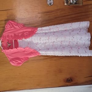 Pink and white dress from speechless size 12